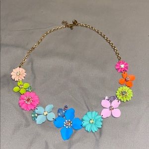 Multi Color Flower Necklace